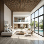 ترکیب رنگ در ویلا