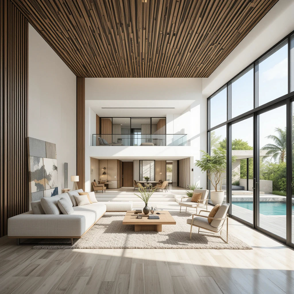 ترکیب رنگ در ویلا | چطور با انتخاب رنگ‌ها، حال و هوای ویلای رؤیایی‌ات رو بسازی؟